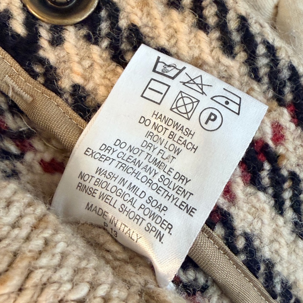 Burberry Camel Plaid Turtleneck Sweater with Black Check - Picture 9 of 9